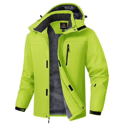 Men’s Winter Ski Snow Jacket Waterproof Windproof Fleece Lined