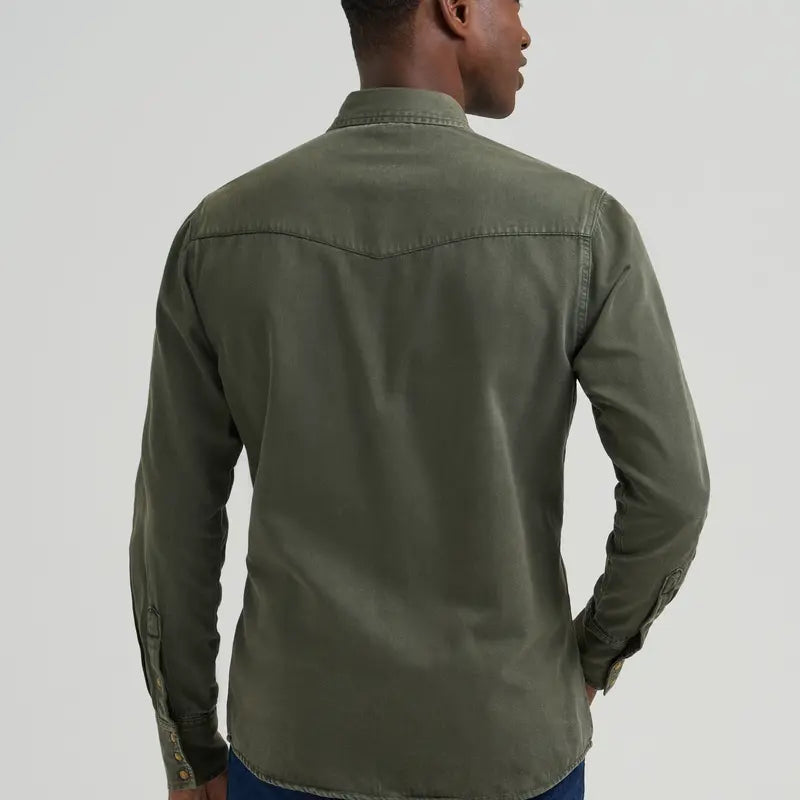 🔥 BESTSELLER | 6PCS $24.95 | Men's Western Snap Denim Shirt