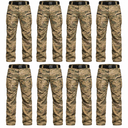 Men's Ripstop Water-Resistant Tactical Cargo Pants