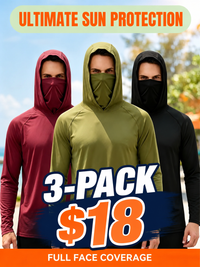3-PACK $18 (Red + Green + Black)