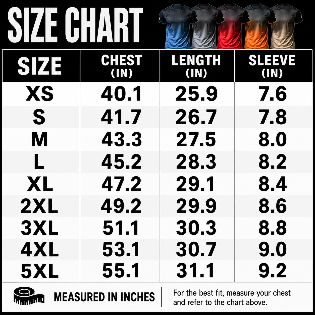 Men's Lightweight Gradient Short Sleeve T-Shirt