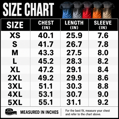 Men's Lightweight Gradient Short Sleeve T-Shirt