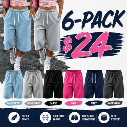 Women’s 3-Pack Wide Leg Lounge Pants with Pockets