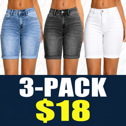 Women’s washed slim-fit jeans with pockets