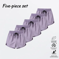 5 pieces purple