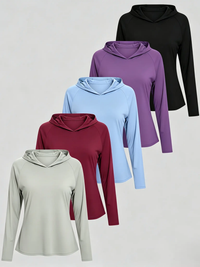 Black + Purple + Burgundy + Lime + Light Blue