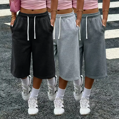 Women’s 3-Pack Wide Leg Lounge Pants with Pockets