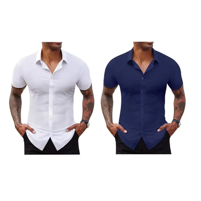 Men’s 2-Pack Slim Fit Stretch Dress Shirts