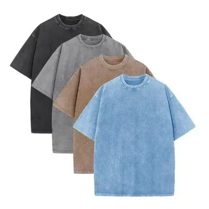 4-Pack Loose-Fit Cotton T-Shirts