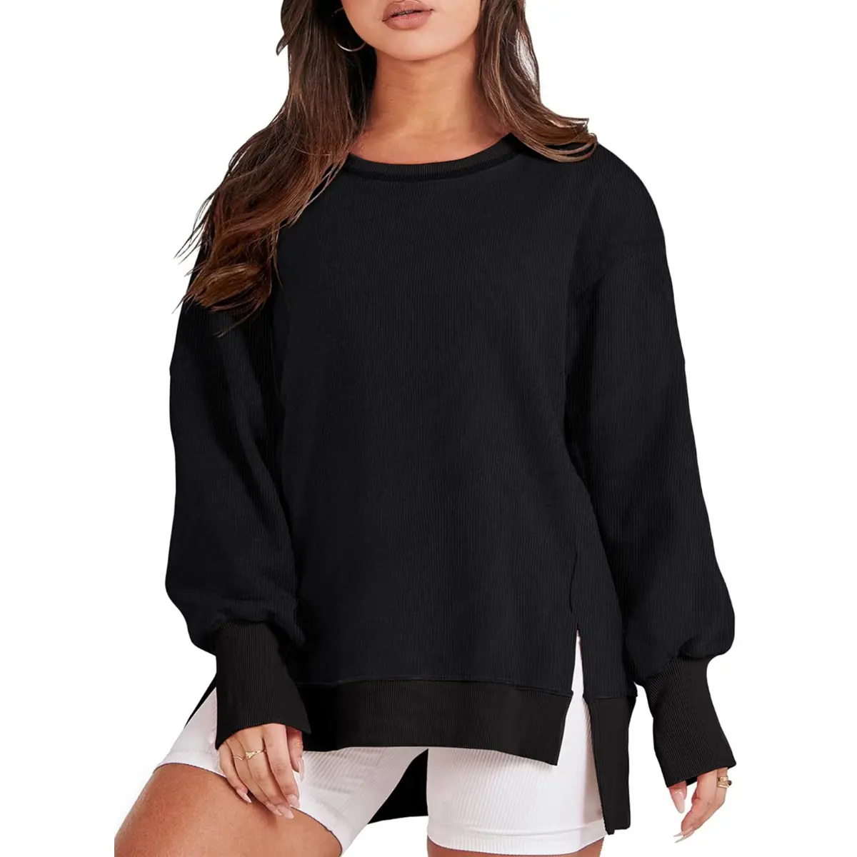 Women's Plus Size Casual Cozy Sweatshirt