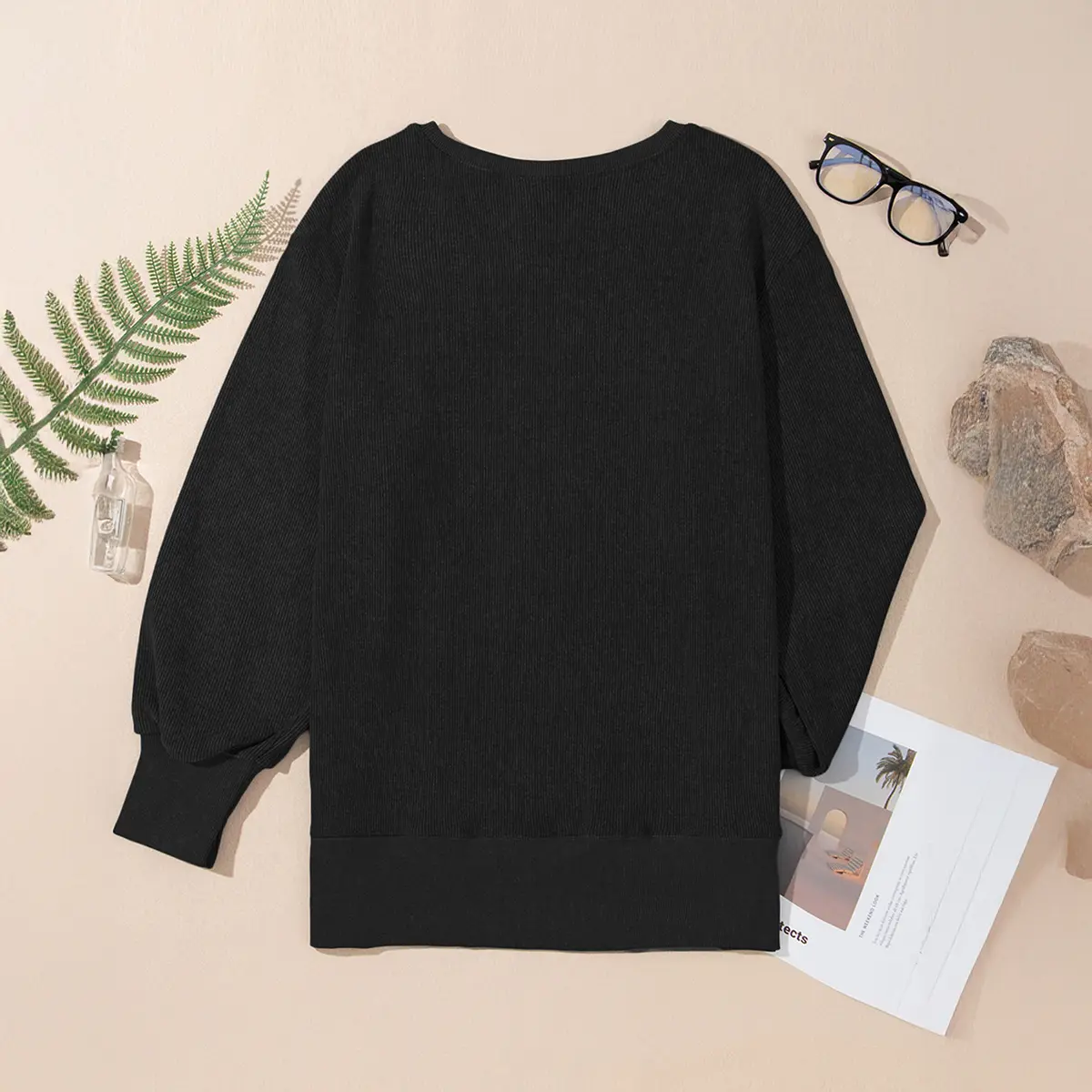Women's Plus Size Casual Cozy Sweatshirt