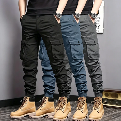 Men's Multi-Color Multi-Pocket Cargo Joggers