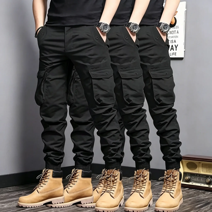 Men's Multi-Color Multi-Pocket Cargo Joggers