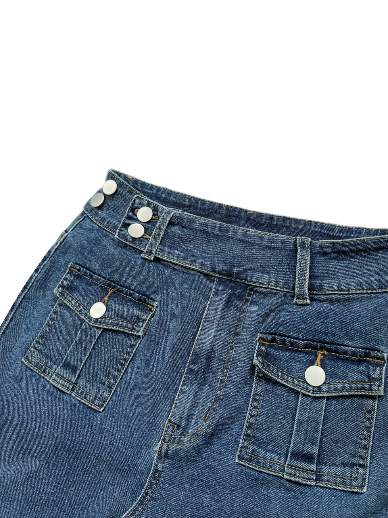Women's Pocket Stretchy Fit Jeans