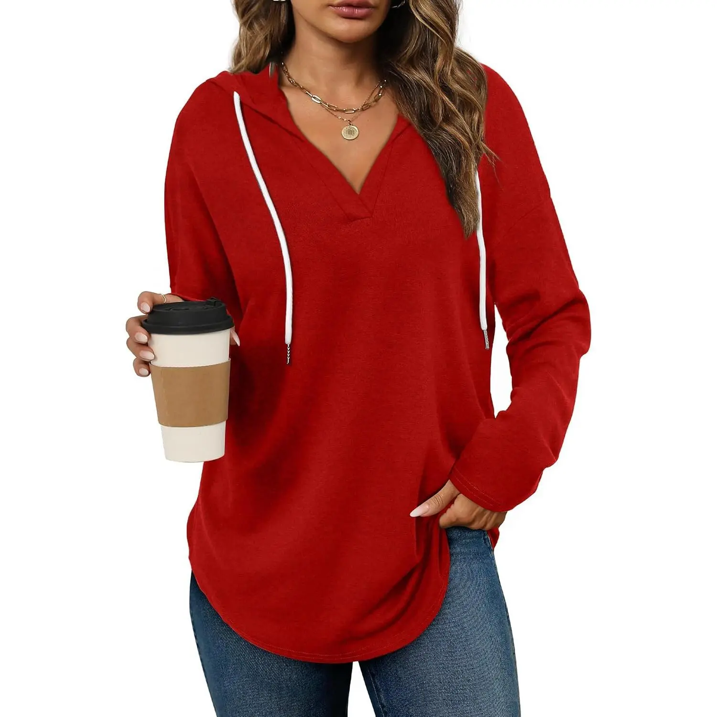 Women's Oversized Hoodie Pullover Long Sleeve Sweatshirt