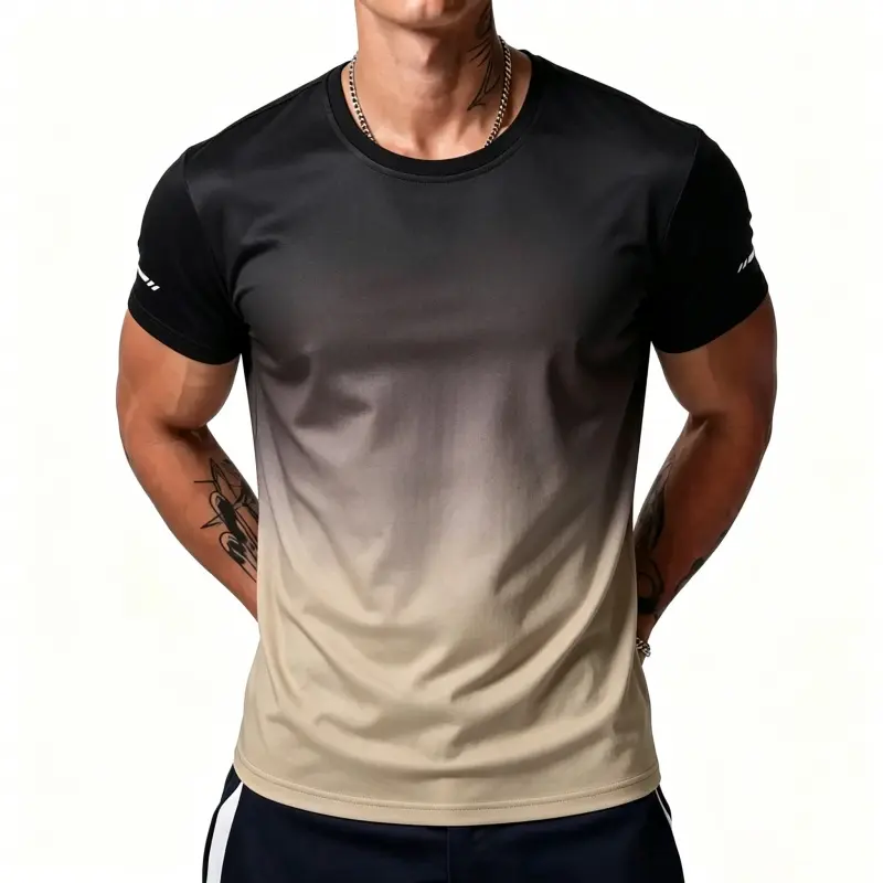 Men's Lightweight Gradient Short Sleeve T-Shirt