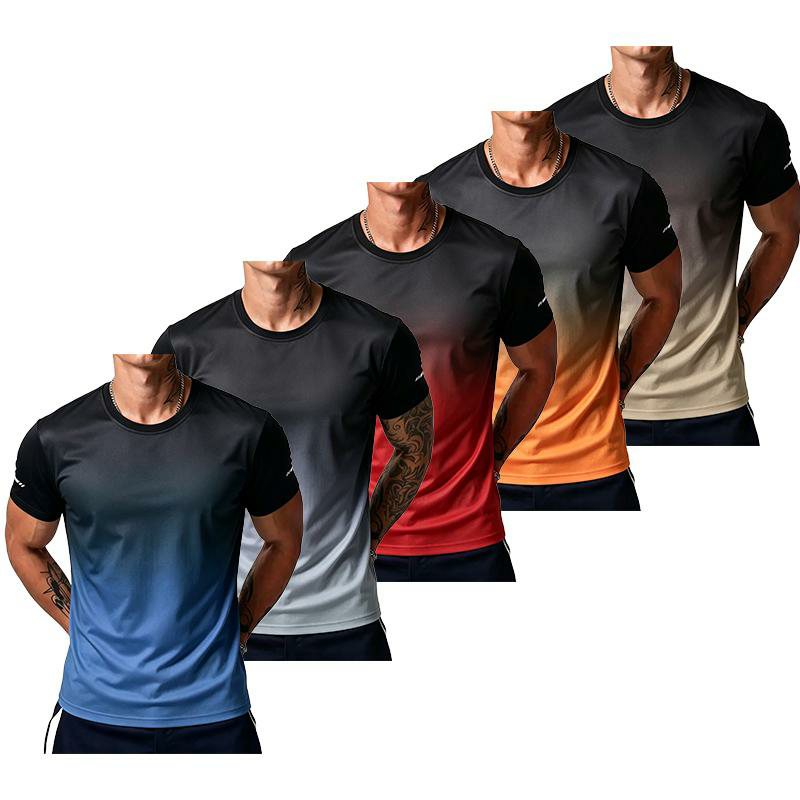 Men's Lightweight Gradient Short Sleeve T-Shirt