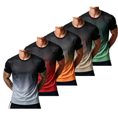 Men's Lightweight Gradient Short Sleeve T-Shirt
