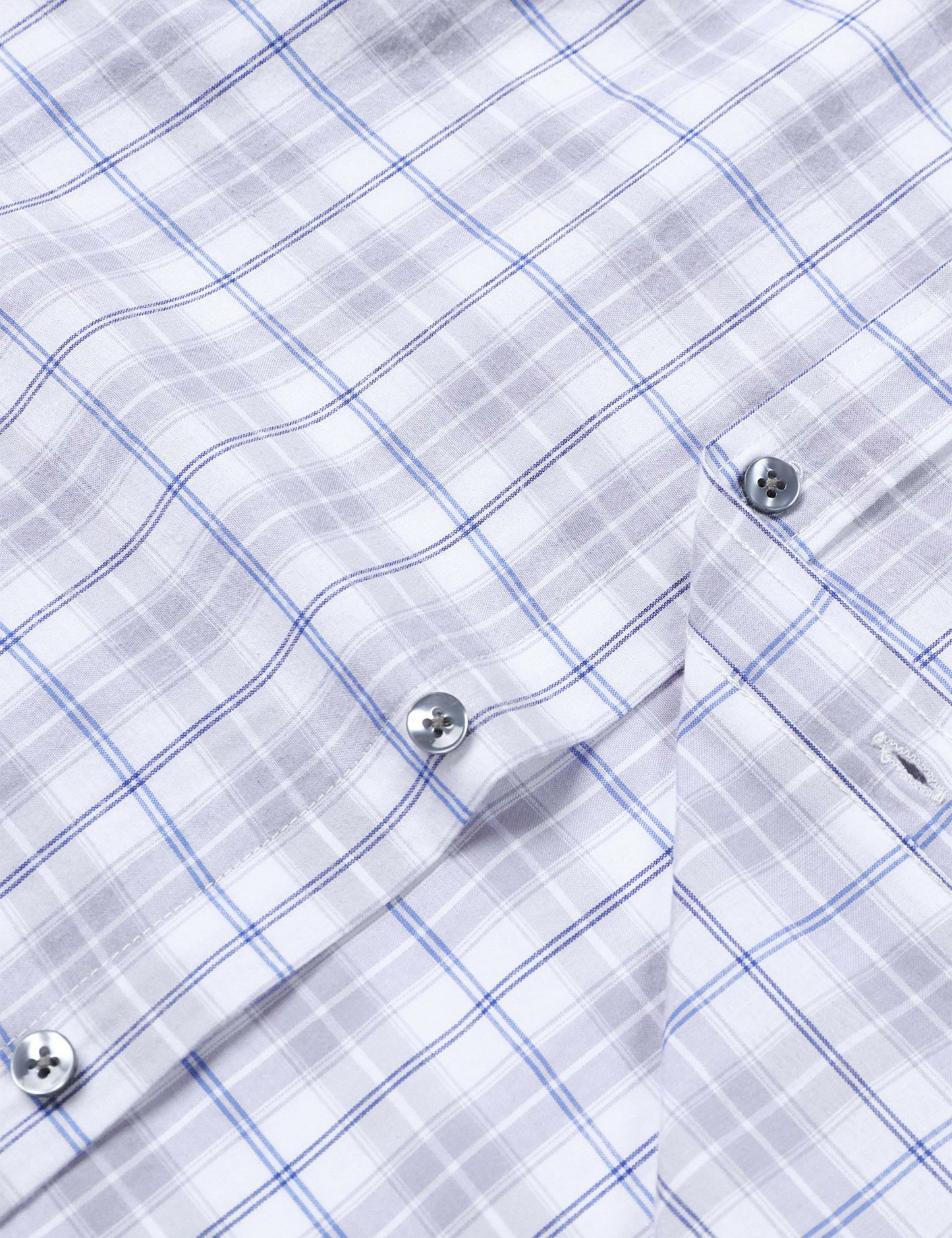 Men's Plaid Slim Fit Long Sleeve Button Down Shirt