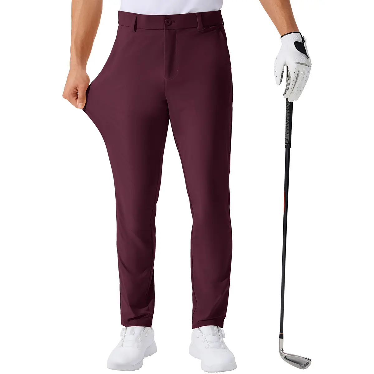 Men's Golf Pants Lightweight Stretch Work Dress Pants