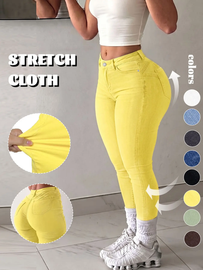 Women's High Waist Skinny Jeans