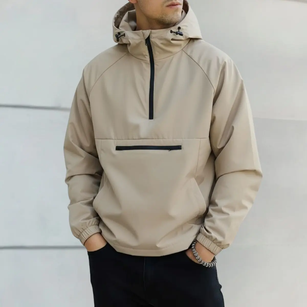Men's Hoodie - Zippered Pockets