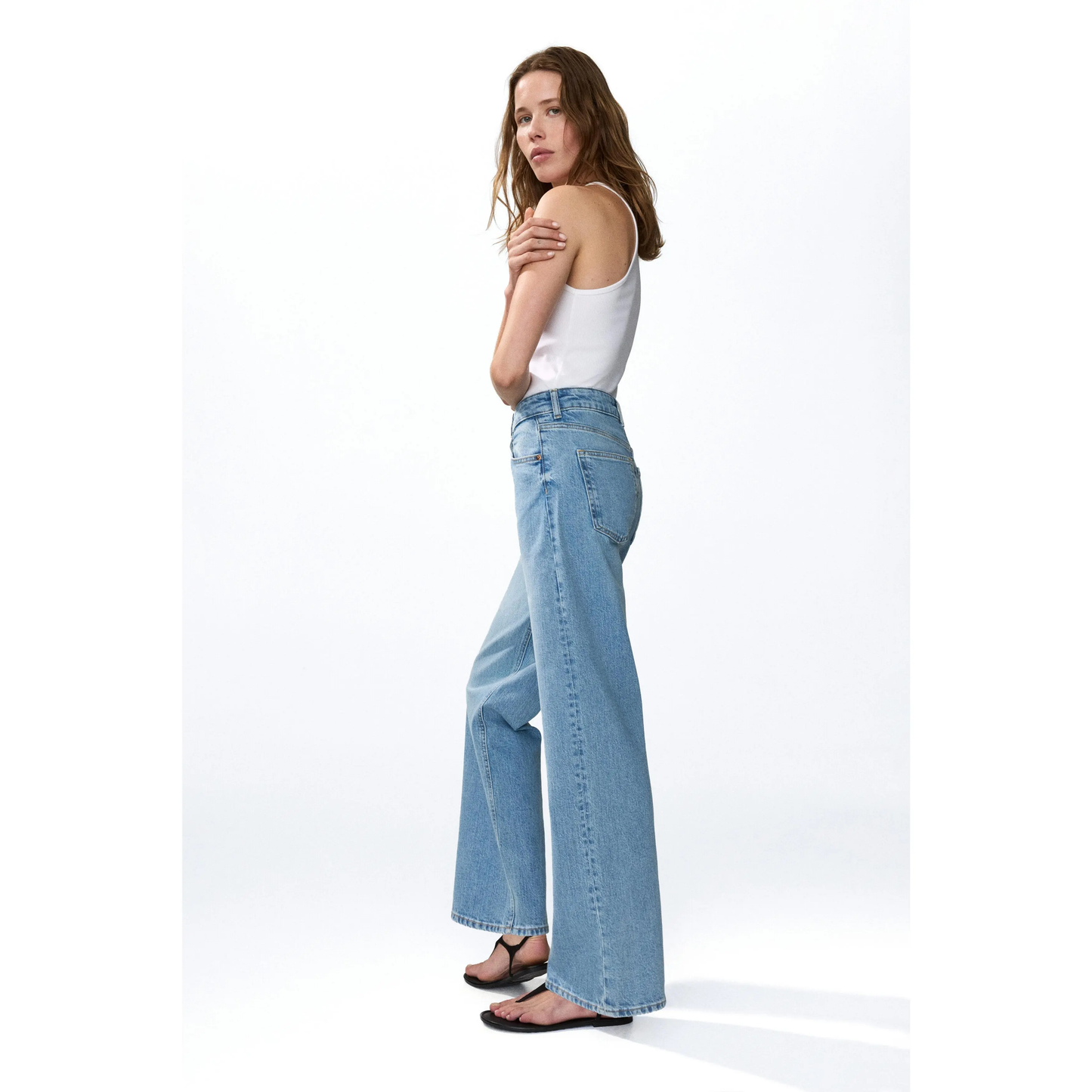 Wide High Waist Jeans