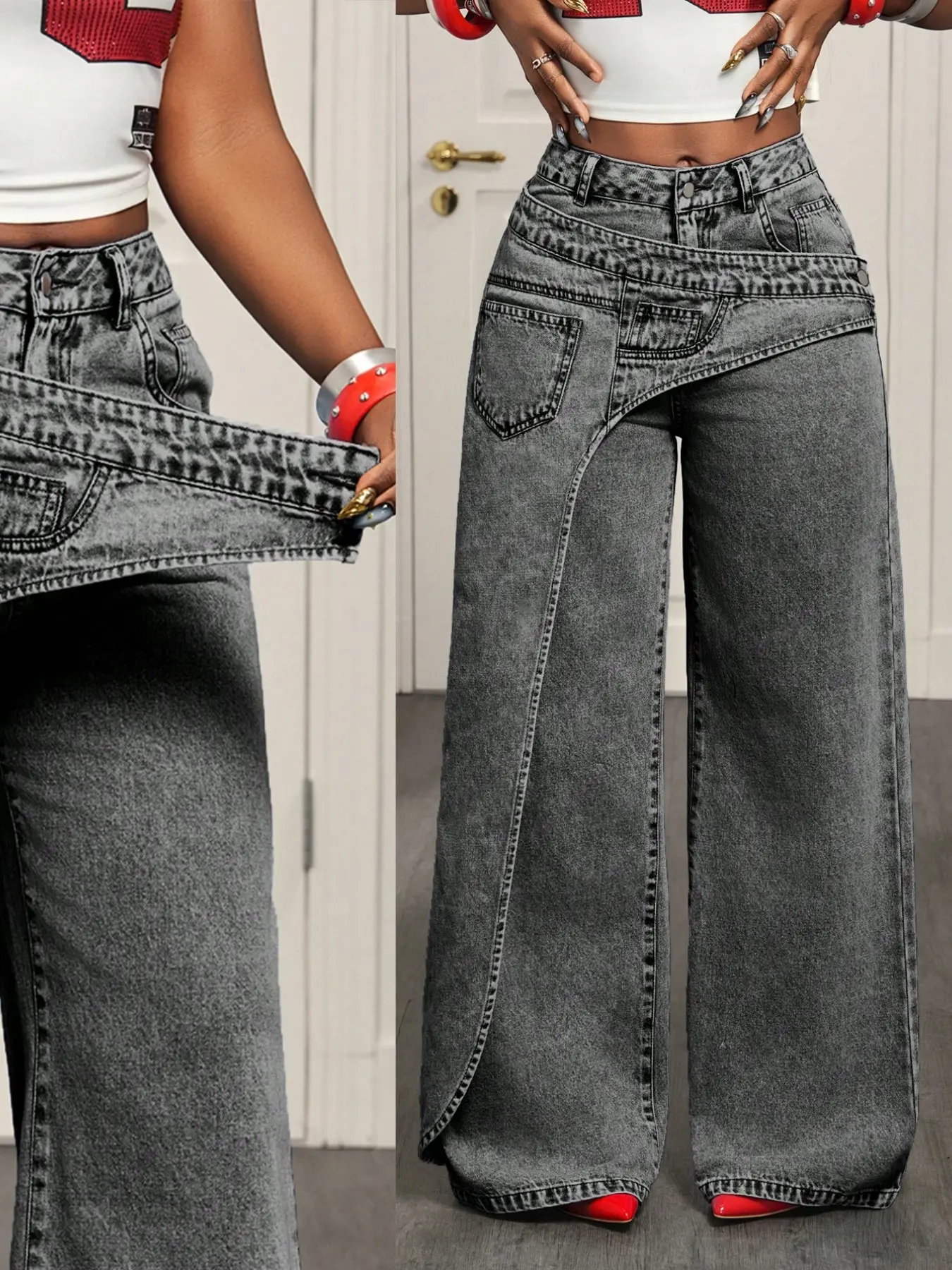 Women's Casual Denim Long Pants