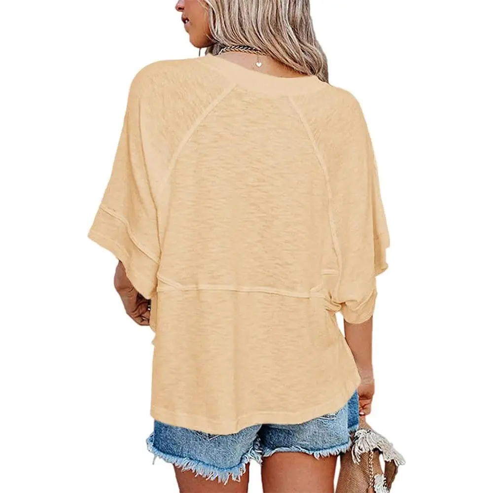 Women’s Oversized Batwing Sleeve T-Shirt