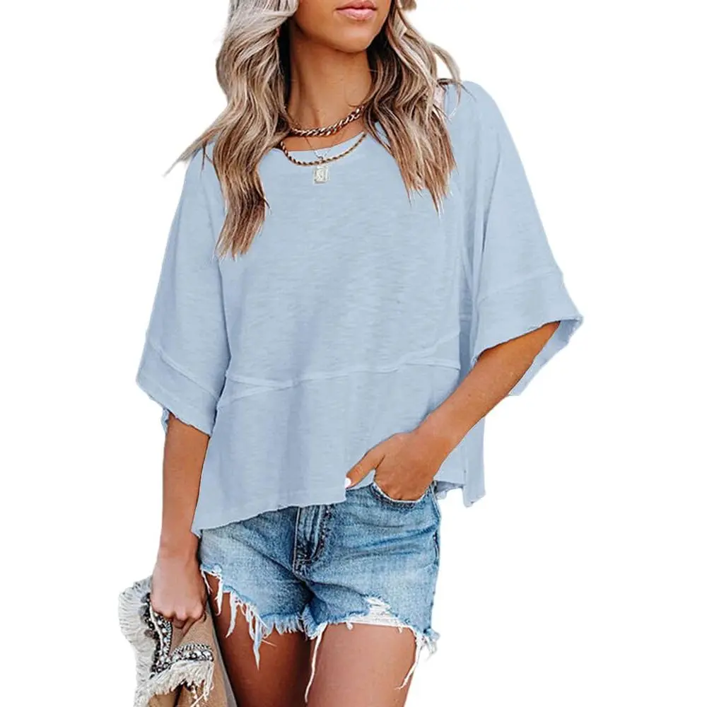 Women’s Oversized Batwing Sleeve T-Shirt