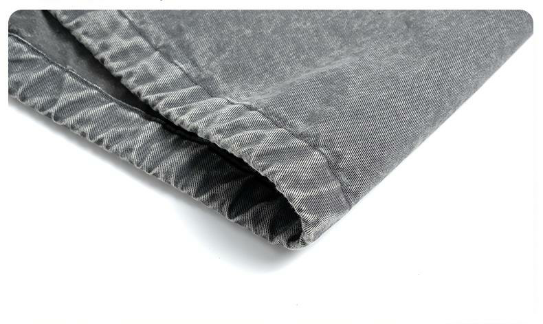 Men’s Washed Cotton Half-Zip Hooded Sweatshirt