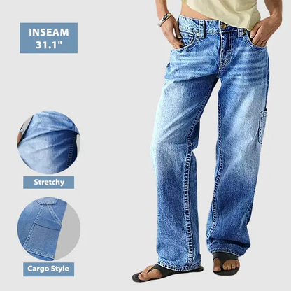 Women’s Mid-Rise Straight Leg Jeans