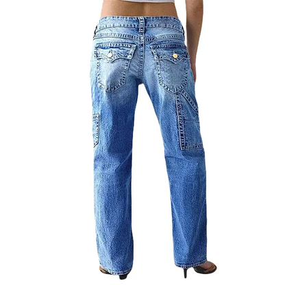 Women’s Mid-Rise Straight Leg Jeans