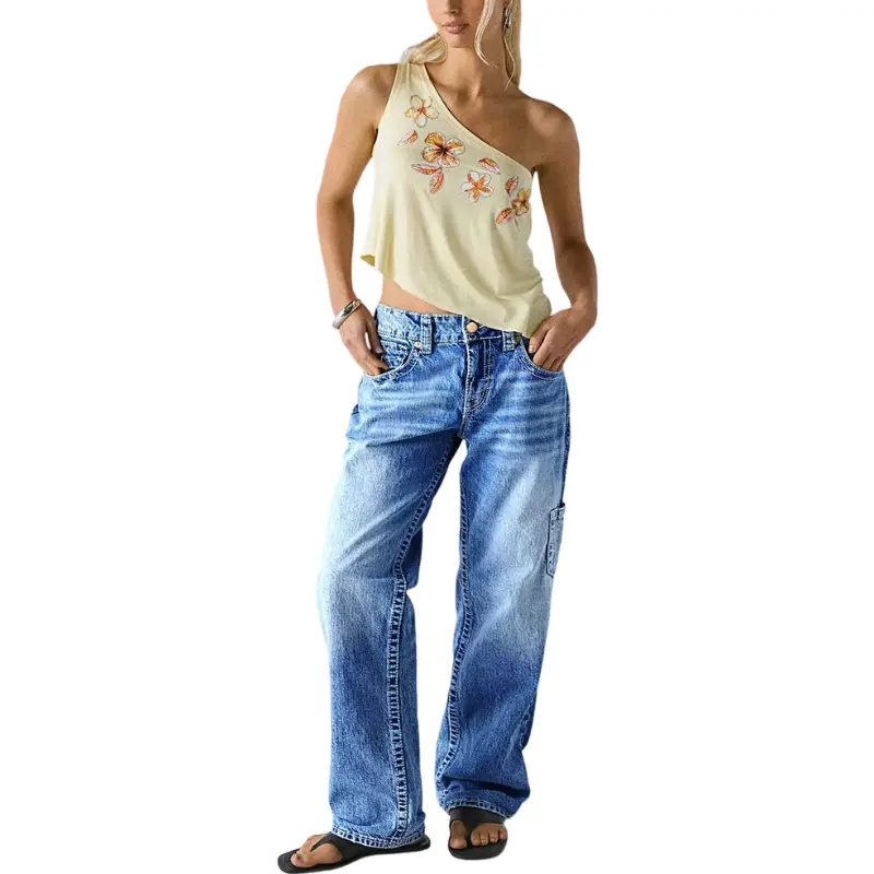 Women’s Mid-Rise Straight Leg Jeans
