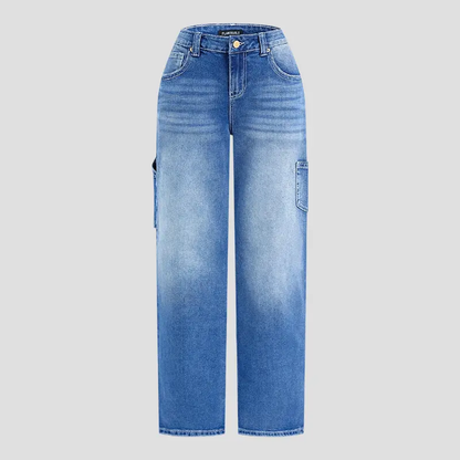 Women’s Mid-Rise Straight Leg Jeans