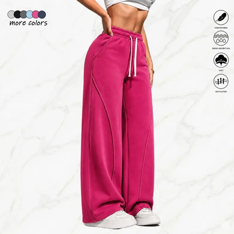 Women's Lightweight Breathable Plain Athletic Sweatpants