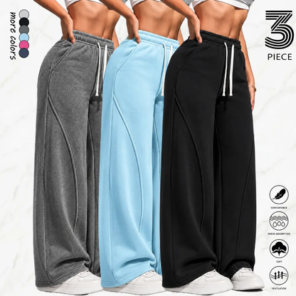 Women's Lightweight Breathable Plain Athletic Sweatpants