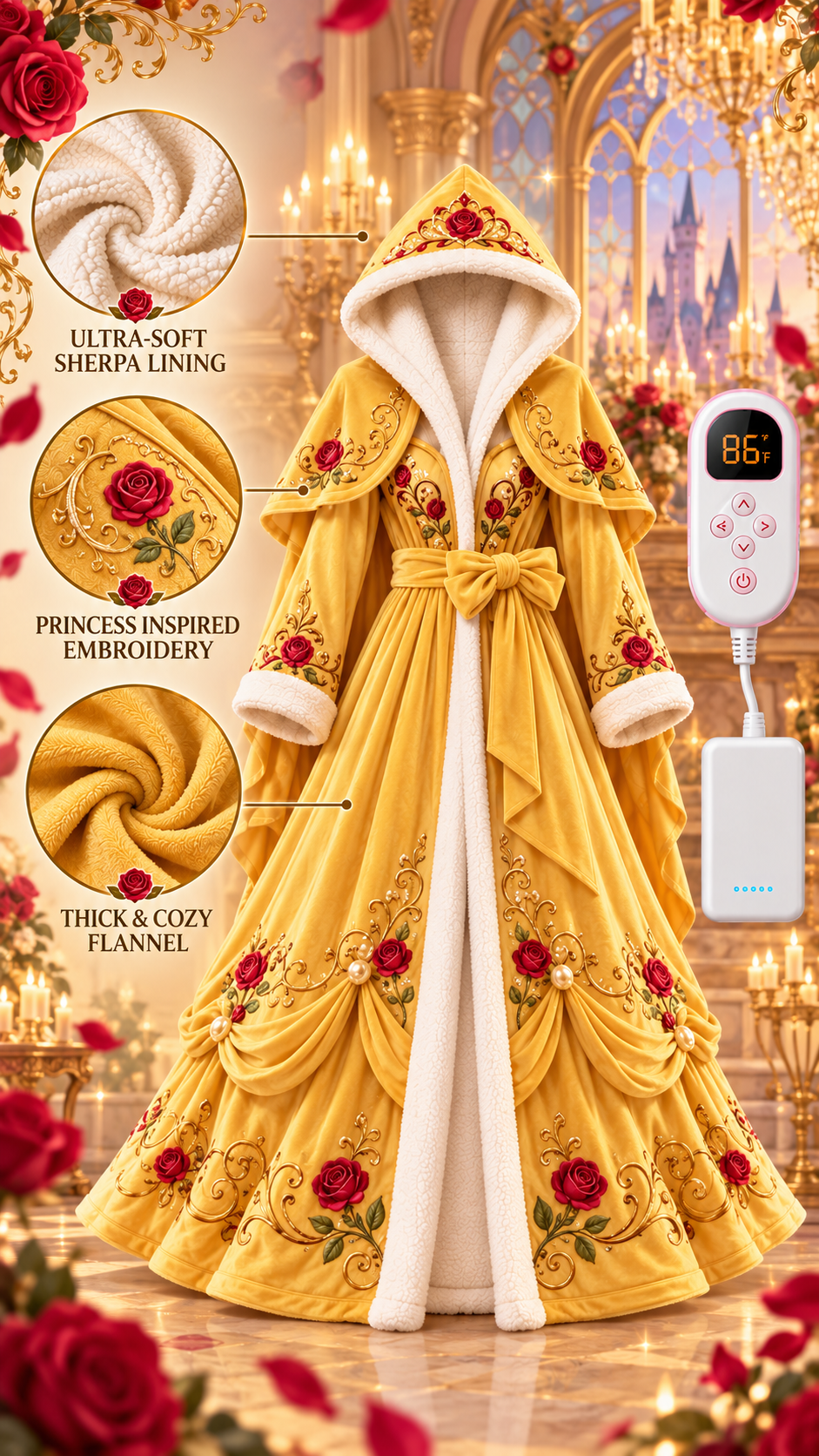 Princess Heated Robe