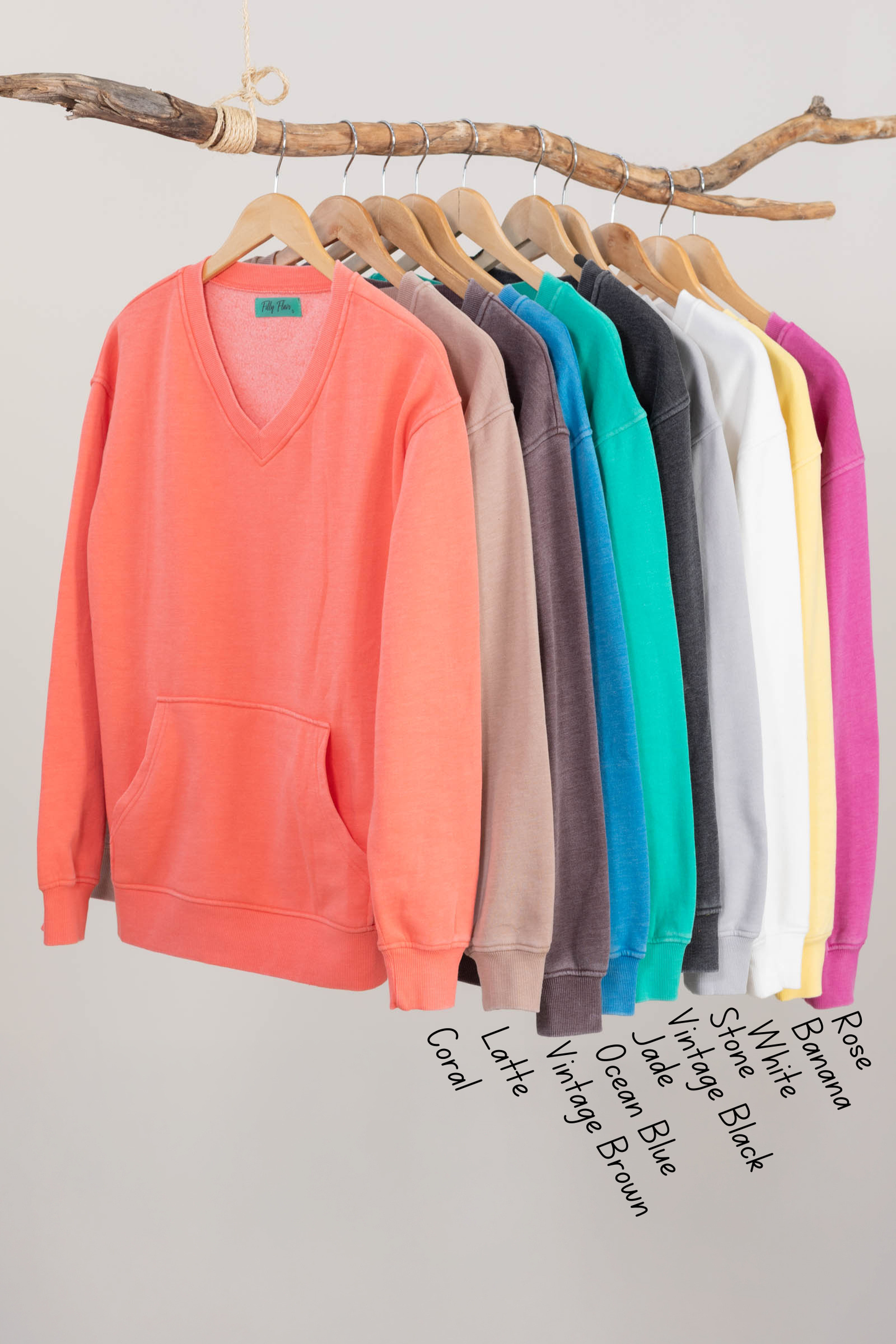 Cozy Campfire V-Neck Sweatshirt