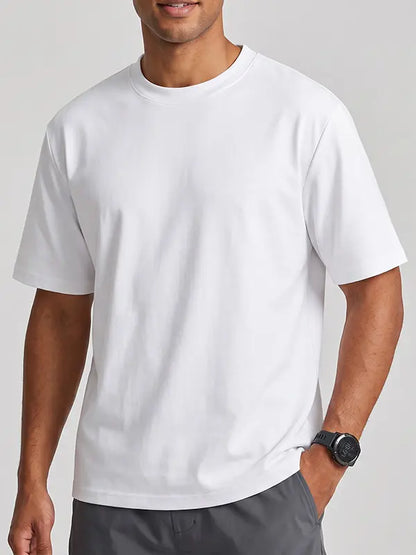 Men's 5PCS Cotton Crew Neck T-Shirts Set