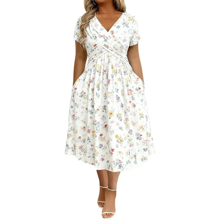 V-neck dress