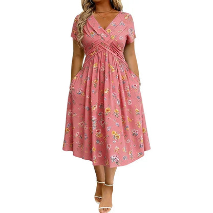 V-neck dress