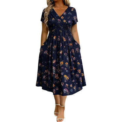 V-neck dress